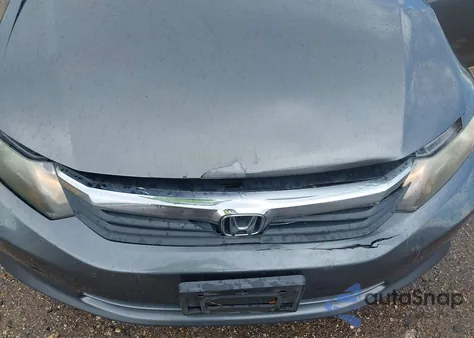 2012 Honda Civic Lx z USA, uszkodzony, nr VIN 2HGFB2F5XCH563836